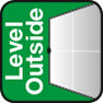 Piktogramm des Level Outside im 3-Ebenen-Modell zur Abdichtung von Fenstern