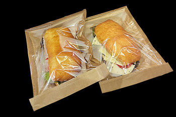 Zwei nature Fresh Bags ECOplus mit zwei Sandwiches