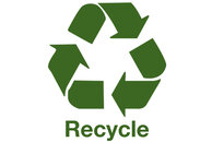 Piktogramm mit Recycling-Symbol 