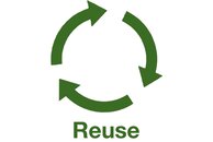 Piktogramm mit Kreislauf-Symbol 