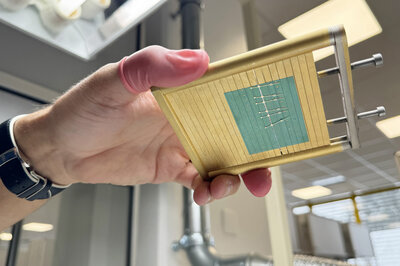 Uhrenzeiger werden per Nitto Debond-on-command temporär fixiert. 