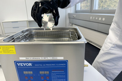 Ablösen von Vitralit Mask im Ultraschallbad