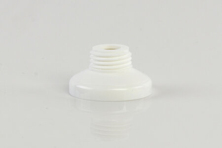 Weisse Tubenschulter geschraubt, Ausführung M13