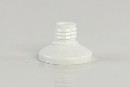 Weisse Tubenschulter geschraubt, Ausführung S13