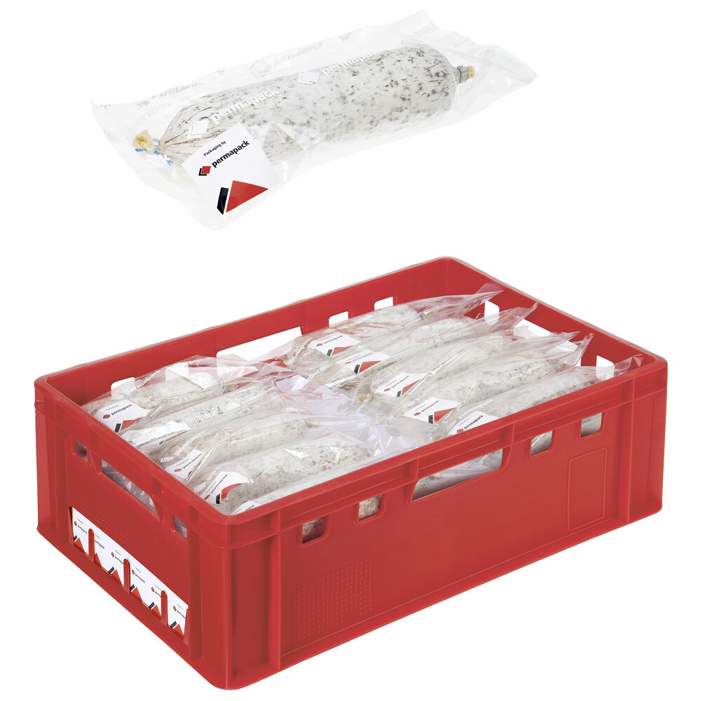 Etiketten und Verbundfolie für die Fleisch- und Fisch-Branche.