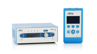 Ein UV-Hochleistungs-Punktstrahler und ein UV-Meter. 