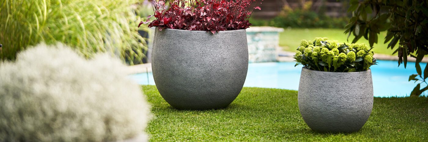 gartec Pflanzengefässe im Garten