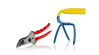 Felco Gartenschere und kleine Gartenkralle 