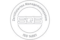 Logo SQS mit ISO 14001