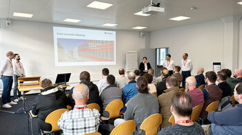 Begrüssung der Veranstaltungsteilnehmer.