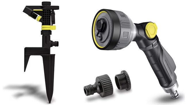 Kärcher Spritzpistole, Regner und Schlauchanschluss für Garten, Balkon und Terrasse
